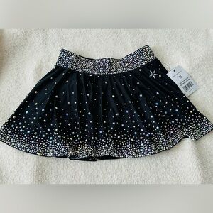 Rebel Crystal Couture Legendary Flouncy Skirt NWT Size AXS